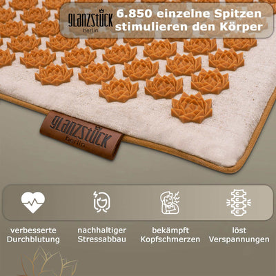 XL Akupressurmatte Premium Set ORIGINAL von Glanzstück Berlin - Detailansicht: Spitzen
