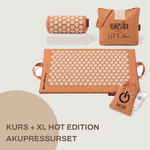 PMR-Kurs Entspannung auf Knopfdruck inkl. XL Akupressurset Hot Edition beheizbar mit Nackenrolle, Tasche und Controller