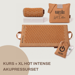 PMR-Kurs Entspannung auf Knopfdruck inkl. XL Akupressurset Hot Edition Intense beheizbar mit Nackenrolle und Controller