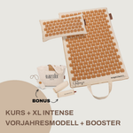 Autogenes Training Kurs inkl. XL Akupressurset Intense Vorjahresmodell mit Kissen, Tasche, Reise-Rosette und Booster-Kissen