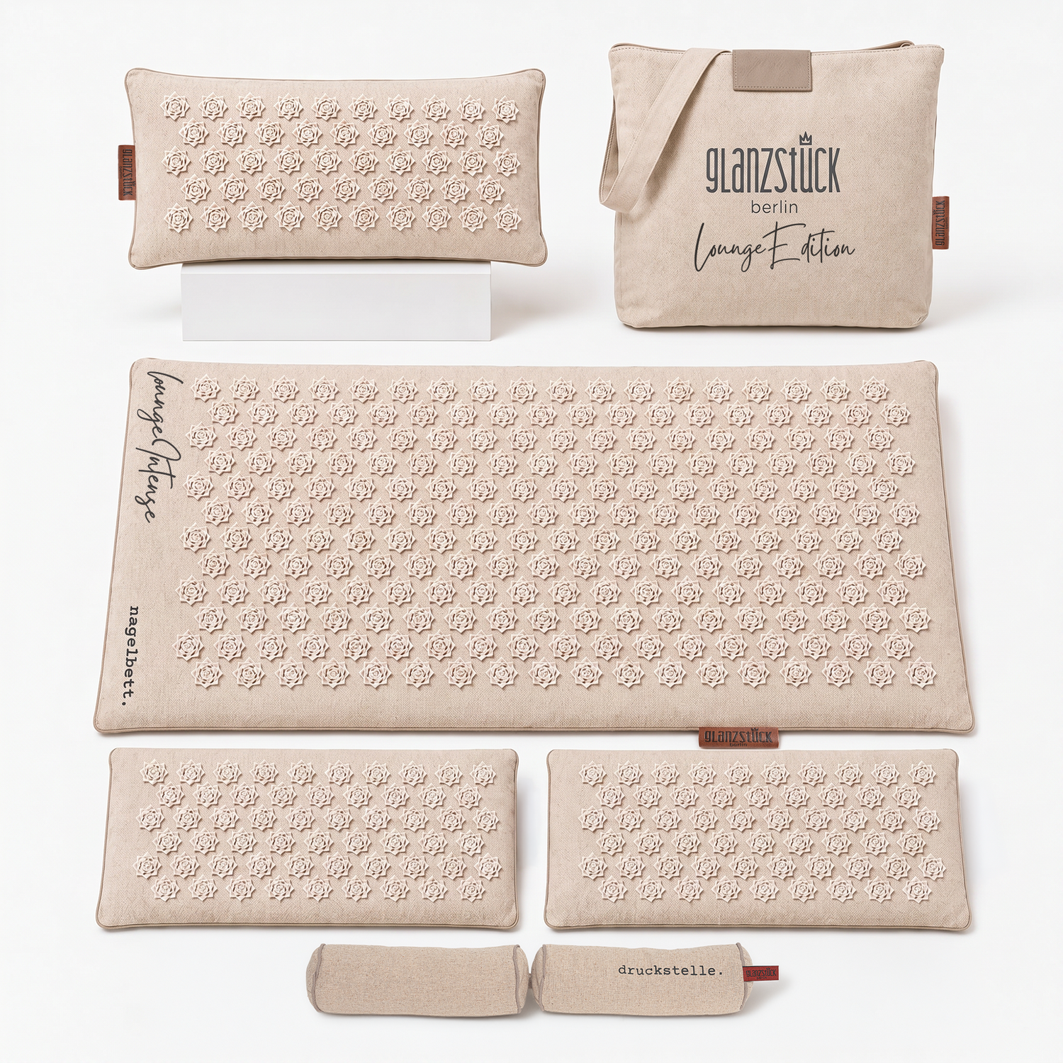 XXL Akupressurmatte Premium Set LOUNGE EDITION INTENSE